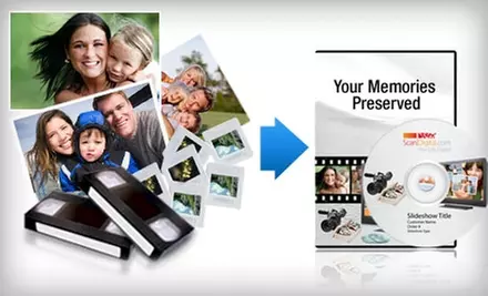$40 for $100 Worth of Photo and Video Digitization Services from ScanDigital  - Primary Image