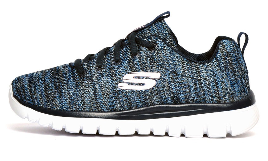 Image 8: Skechers Graceful Memory Foam Women's Trainers