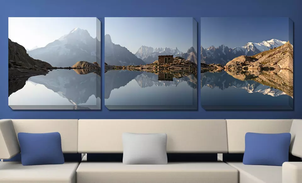 $99 for a Gallery-Wrapped Triptych with Three 24”x24” Canvases ($438 List Price). 15 Options Available. Free Shipping. - Primary Image