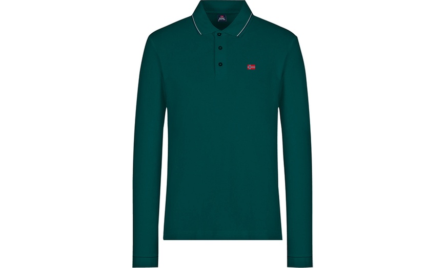Image 6: Polo da uomo a maniche lunghe di Norway