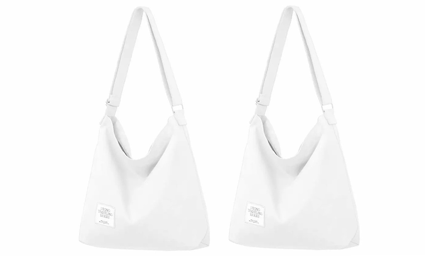 Image 11: One or Two Crossbody Casual Tote Bags