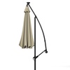 Image 5: Rotatable Solar Lighting Cantilever Parasol 
