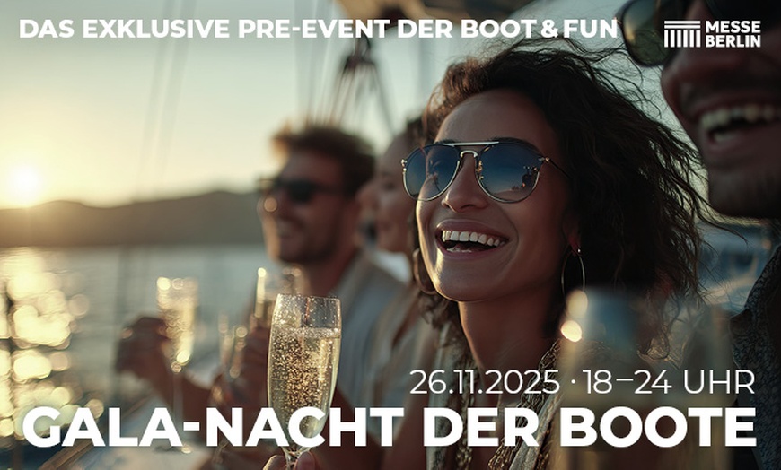 Image 1: GALA-NACHT DER BOOTE inkl. Tagesticket für die OutVenture Berlin