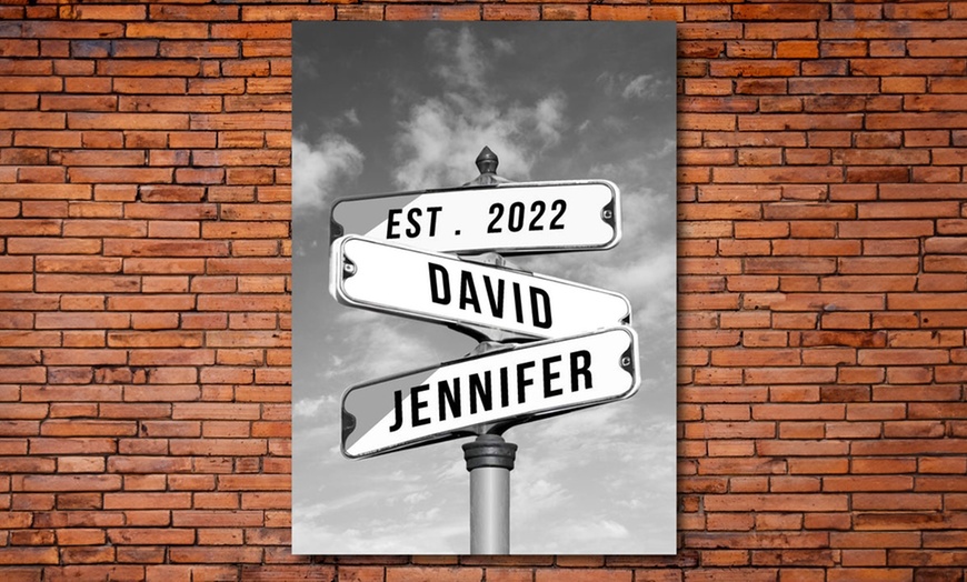 Image 4: Street Sign Canvas by Decomatters