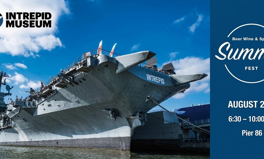 Image 6: Admission to Intrepid Museum Summer Beer Wine and Spirits Fest
