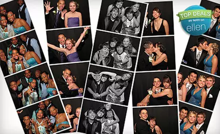 Photo-Booth Rental for Two or Four Hours from The Little Black Booth by Kemmetmueller Photography (Up to 62% Off) - Primary Image