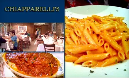 $15 for $35 Worth of Italian Dinner Cuisine and Drinks at Chiapparelli's Restaurant  - Primary Image