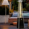 Image 1: Outsunny 2.25m Outdoor Patio Gas Heater with Cover