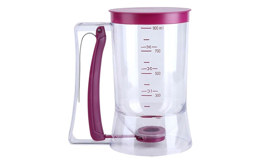 Image 2: Batter Dispenser for Crepes, Pancakes, and Pastries 900ml
