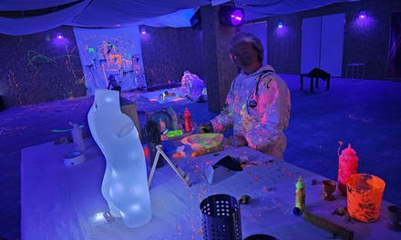 1 personne : 1 heure de peinture par coulée et création artistique - De Verf Sgiet Schuur