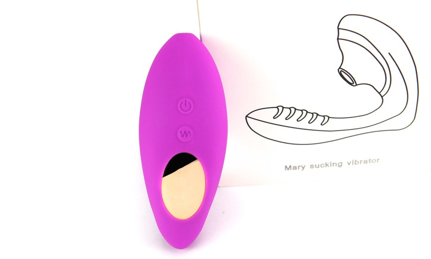 Image 7: Invisible Wearable Clitoral Sucking G Spot Vibrator Stimulator 