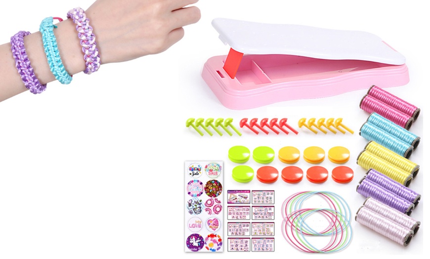 Image 2: DIY Friendship Bracelet Making Kit for Kids