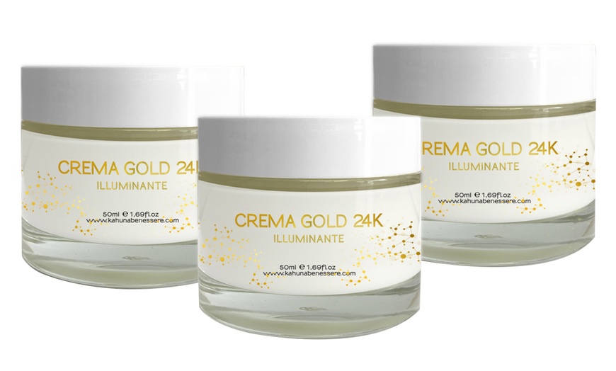 Image 3: Crema facial de crema de oro