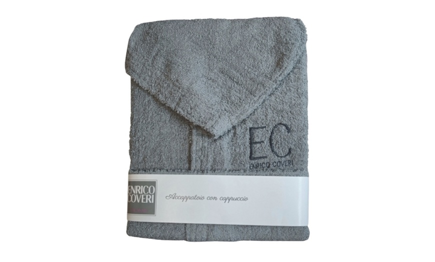Image 6: Accappatoio Enrico Coveri in spugna di cotone