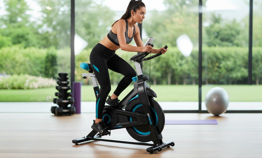 Image 16: Equipements de fitness Sparraw : machine squats, banc, vélo, rameur