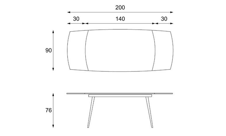 Image 5: Tavolo allungabile George