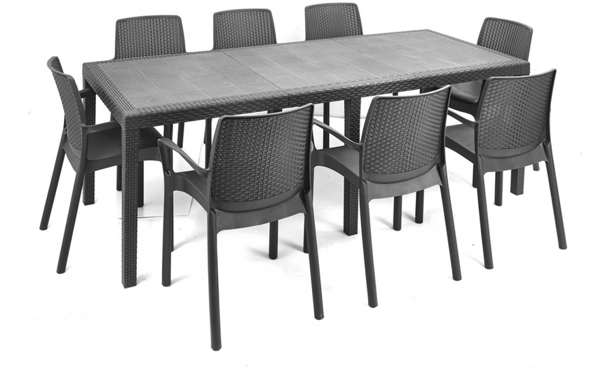 Image 4: Table d'extérieur extensible