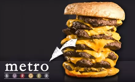 $5 for $10 Worth of All-American Eats at Metro Burger - Primary Image