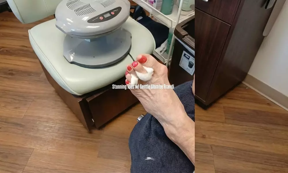 Get Senior Comfort Pedicure Optional Extended Massage - Polish at Gentle Glam by Brandi - Up to 47% Off