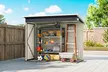 Metal Garden Storage Shed with Double and Side Doors - Image 5
