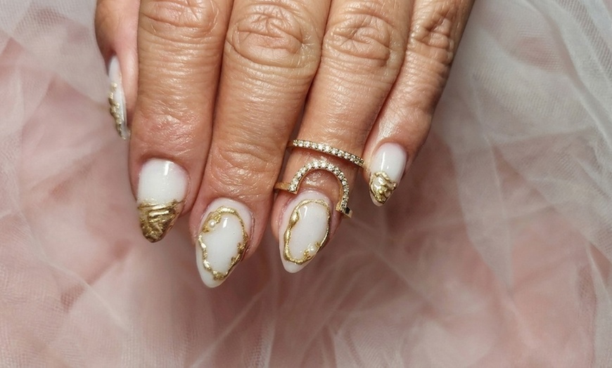 Image 10: 1 Gel Manicure + Gel Pedicure, Soft Gel Nails, Acrylic Nails and More