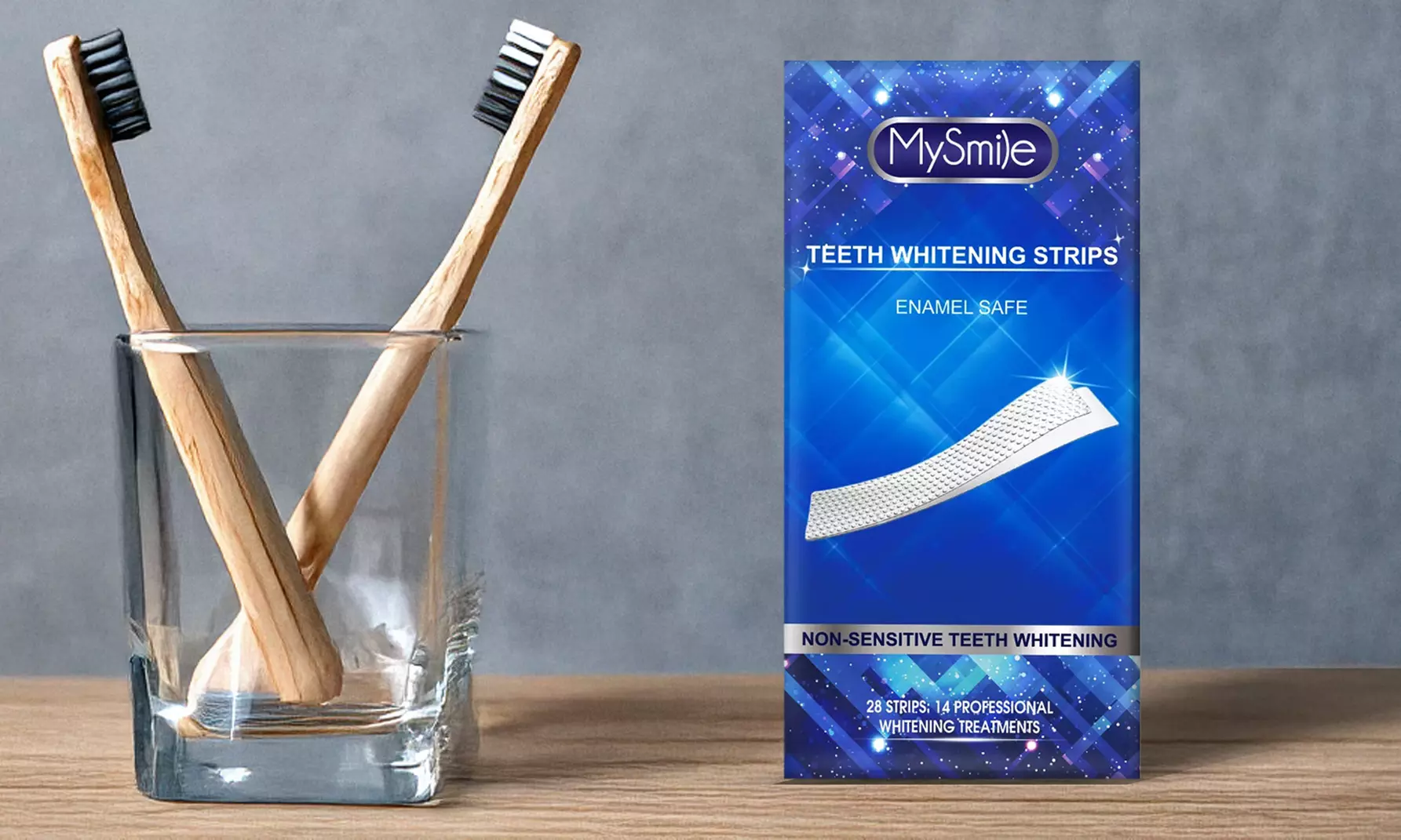 Pack of 28 Strips Professional 3D Teeth Whitening Strips 