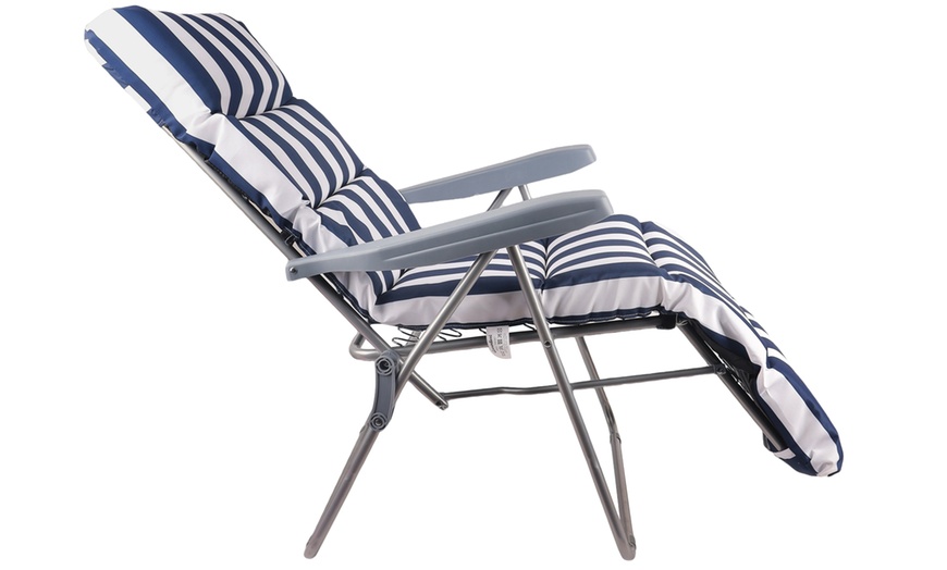 Image 3: Palma Gravity Recliner Chair with Cushion
