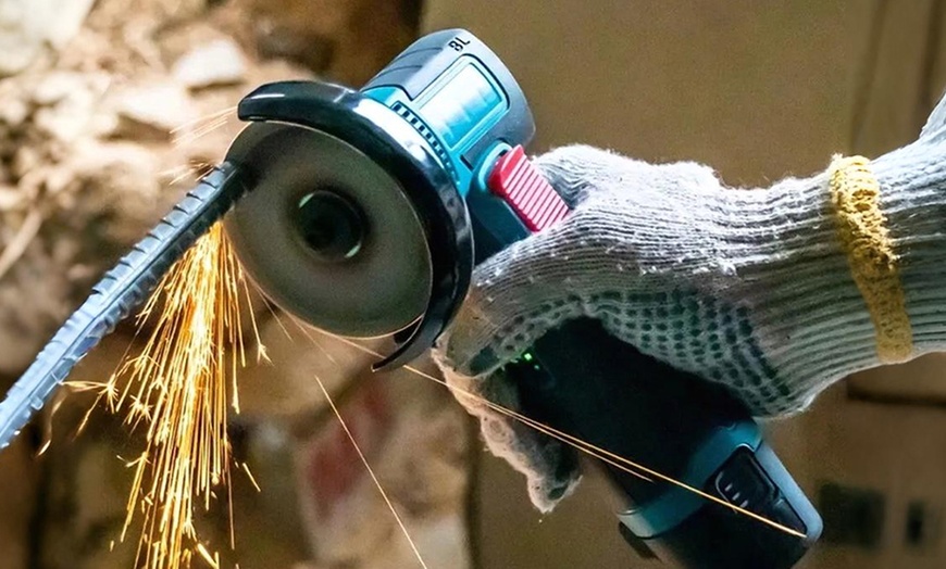 Image 7: Kit trapano avvitatore e smerigliatrice a batteria 18V