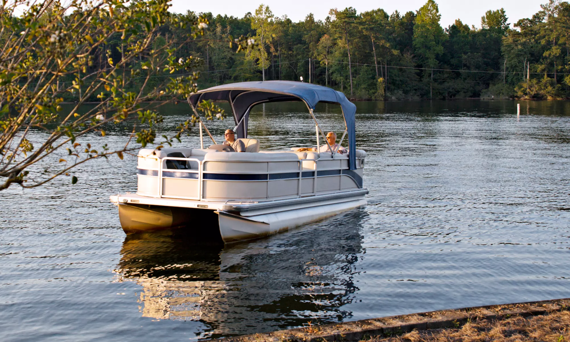 Mission Bay Party Pontoon Boat Rentals: 1, 2, or 4 Hour Deluxe Rentals - BYOB Fun on the Water (Up to 47% Off) - Primary Image