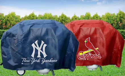 Deluxe or Economy Vinyl MLB Grill Cover (Up to 52% Off). Shipping Included. - Primary Image