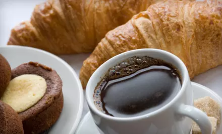 Coffee and Pastry Breakfast for Two or Panini Lunch for Two at Zone 5 Coffee & Bikes - Primary Image