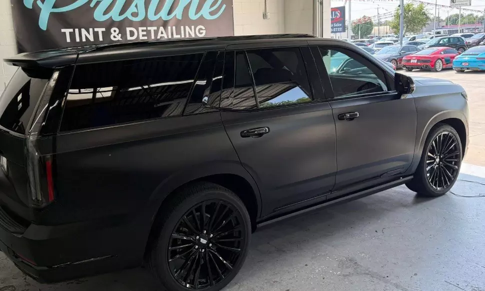 Carbon Film Window Tinting for 2 or 5 Windows or Front Windshield
