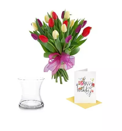 Handcrafted Celebration Bouquets with Message Card