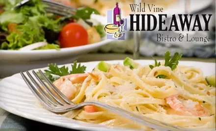 $15 for $30 Worth of Mediterranean- and Southern-Inspired Cuisine and Wine at Wild Vine Hideaway Restaurant and Wine Bar in Danville - Primary Image