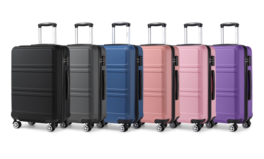 Image 1: KONO One Piece or Three-Piece Luggage Set Versatile Suitcase Ensemble