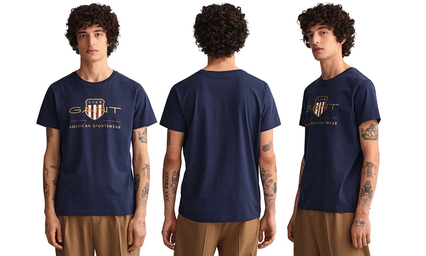 Image 7: Gant Men's Shield Logo T-Shirts
