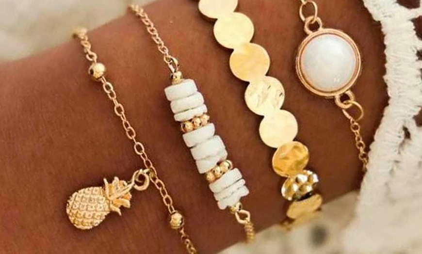 Image 1: 1, 2, ou 4 sets de bracelets style vintage