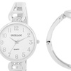 Image 14: Reloj de pulsera analógico con piedras brillantes de Excellance