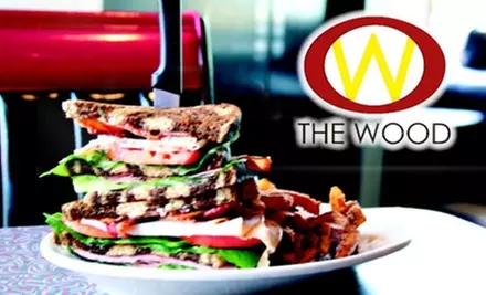 $9 for $20 Worth of American Cuisine and Drinks at The Wood - Primary Image