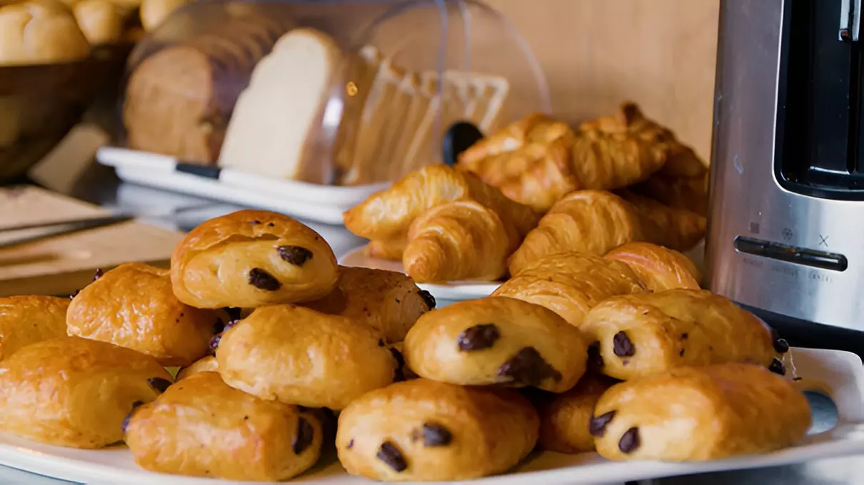 Uitgebreid ontbijt- of lunchbuffet in een historisch hotel
