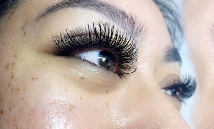 Image 3: Expert Full Set YY Hybrid, Volume or Mega Eyelash Extensions Full Set