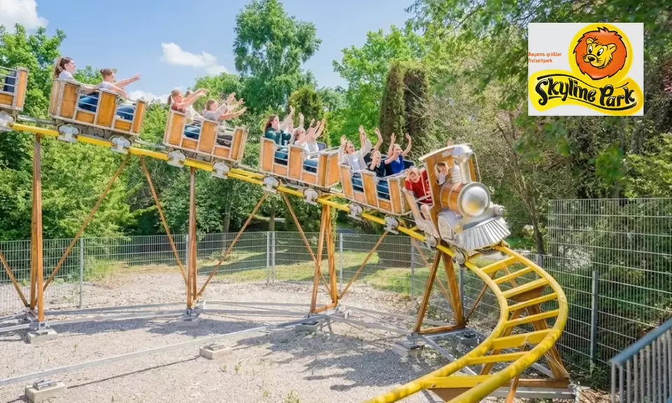 Eintrittskarte für Skyline Park + Nutzung aller Attraktionen & Events