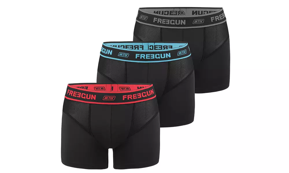 Lot de 3 ou 4 boxers homme Aktiv Sport Freegun