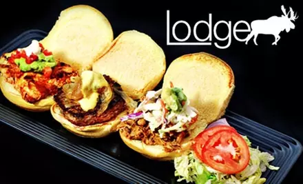 $17 for $35 Worth of Eclectic Fare and Drinks at The Lodge Restaurant & Bar - Primary Image