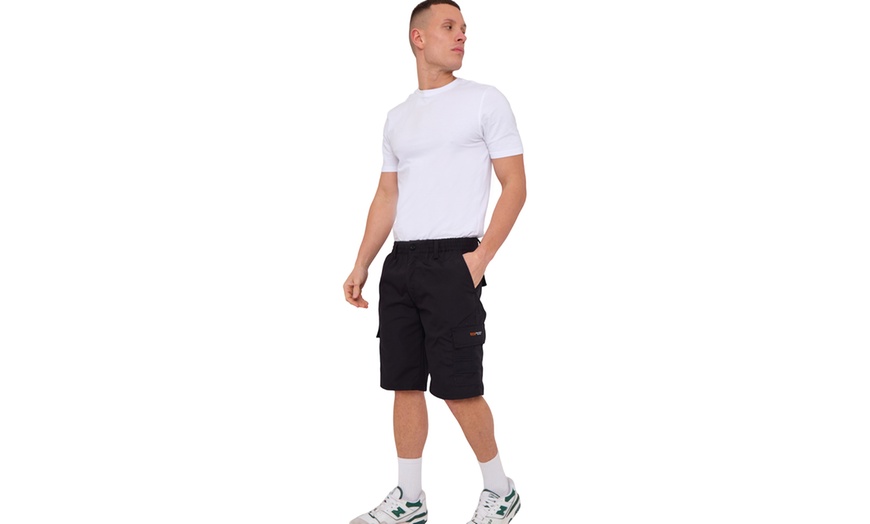 Image 9: Men's Cargo Combat Shorts