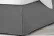 Nestl Pleated Queen Bed Skirt - 14" Tailored Drop Luxury Microfiber Dust Ruffle - Second Medium