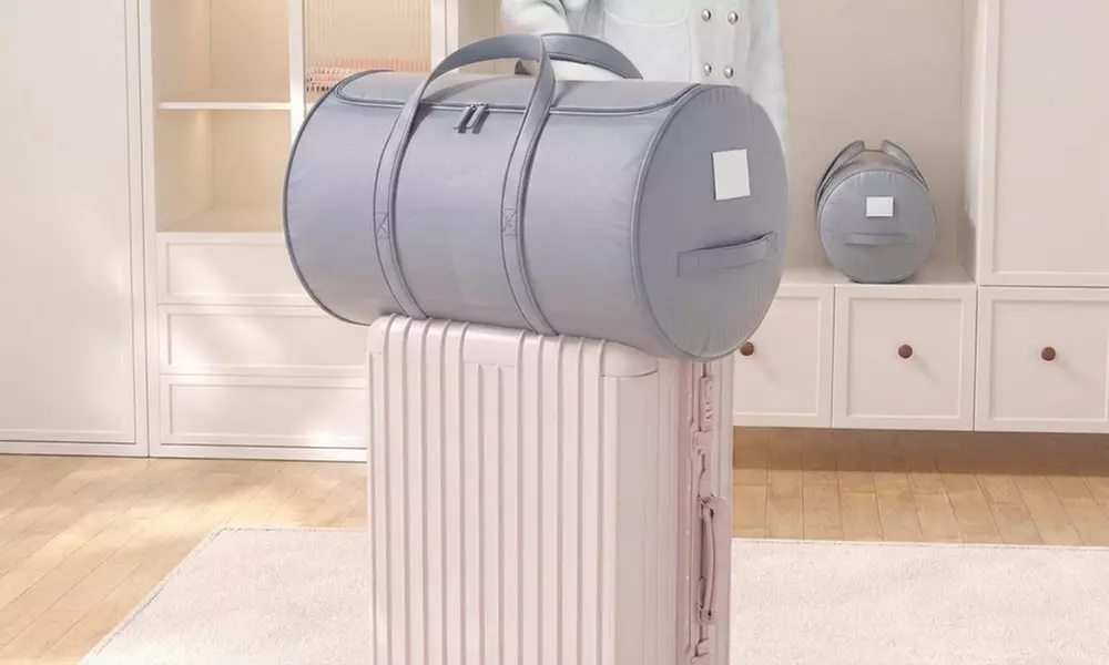 Round Large-Capacity Quilt Storage Bag