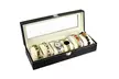 PU Leather Watch Cushion Display Glass Top Organizer Box(6,10,12,20,24 Slots) - Second Medium