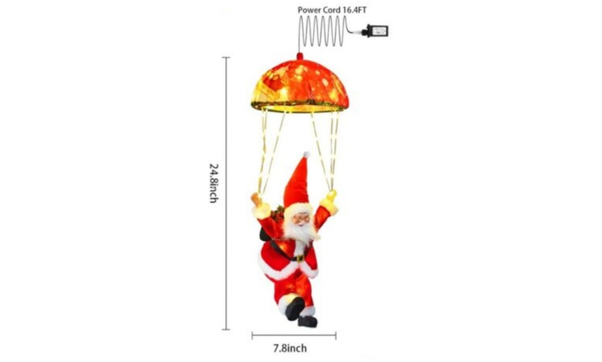 Image 5: Santa Claus Christmas Parachute Lights