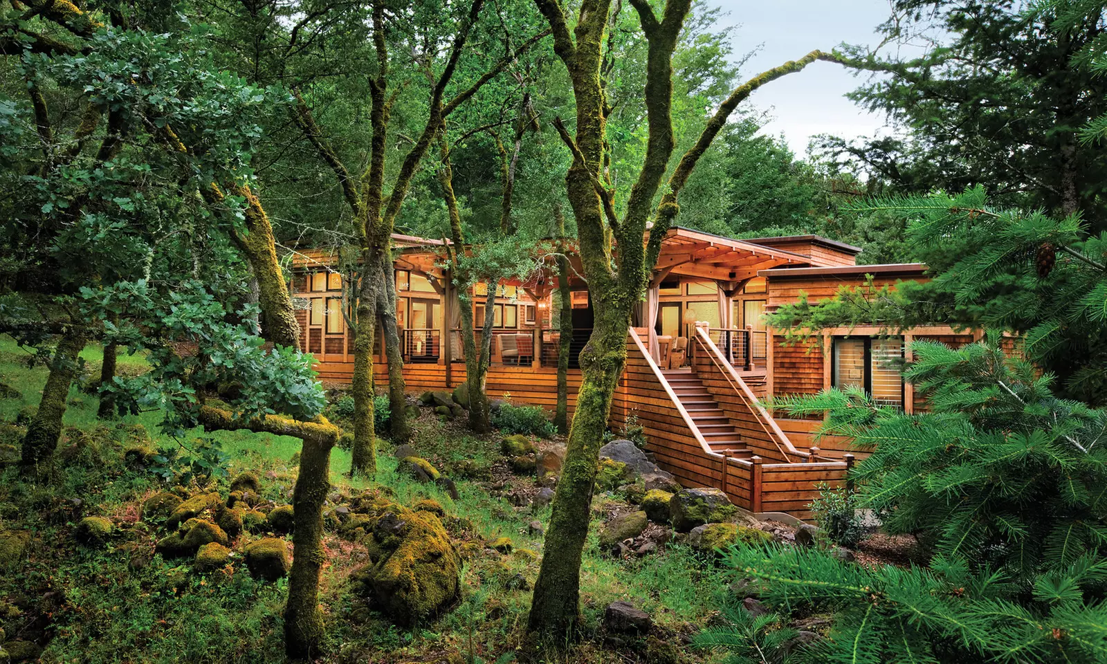 Stay with Soak-and-Steam Treatment for Two at Calistoga Ranch in California. Dates into March. - Primary Image